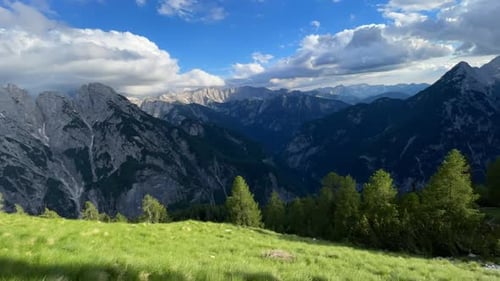 Clouds and Mountain Timelapse