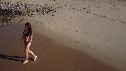 Beautiful Woman At The Beach