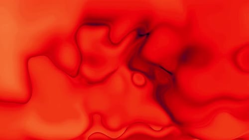 Dynamic Flowing Red Abstract Liquid Animation Background