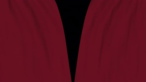 Elegant Stage Curtains Opening Video Transition
