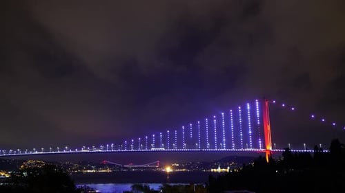 Bosphorus Bridge Night