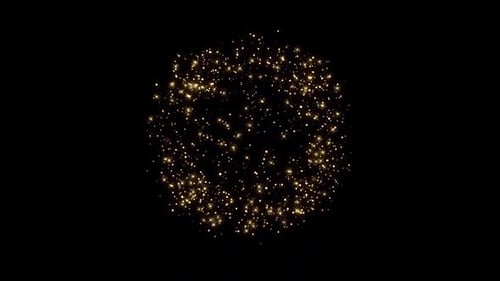 Feuerwerk platzt mit Alpha