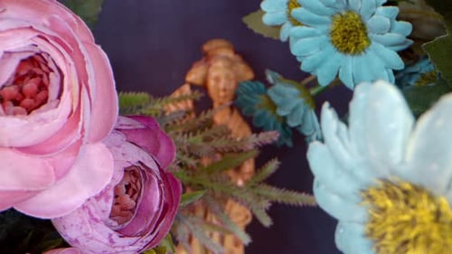 Colorful Bunches Of Imitation Flowers 10