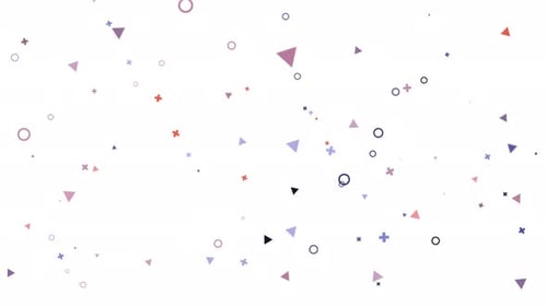 geometric shapes moving motion background. geometric shapes loop animation.