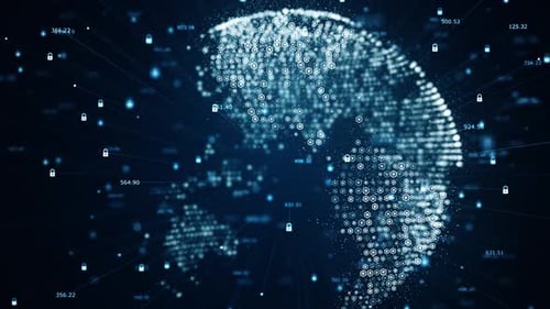 Concept de communication mondial de technologie.