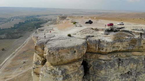 Aerial View of White Rock Crimean Peninsula