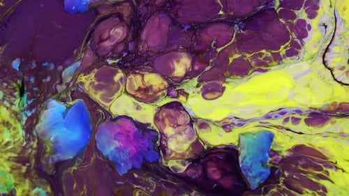 Psychedelic Cosmos Paint Texture 54