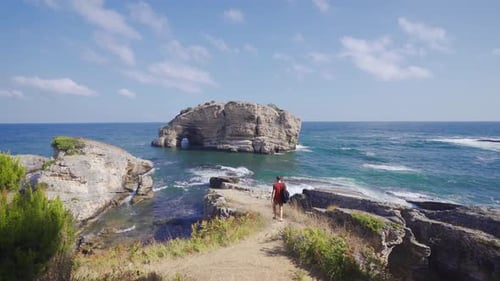 Looking Over the Ocean.
