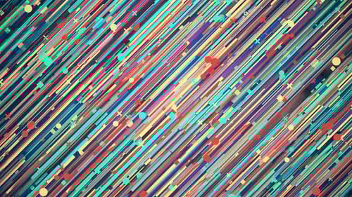 Dynamic Abstract Geometric Lines Colorful Animated Background