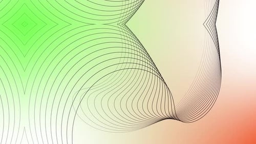 Dynamic Morphing Abstract Lines Background Animation