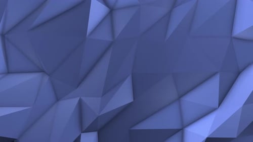 Blue Low Poly Background Loop