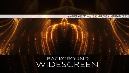 Elegant Golden Particle Flow Background Animation