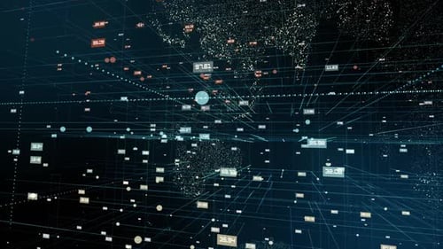 Actividades orientadas al mercado terrestre de datos digitales