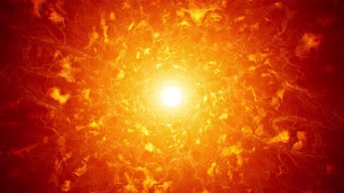 Boucle de fond d'incendie à énergie solaire 4K