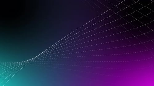 Modern Abstract Wavy Dashed Lines Background Animation