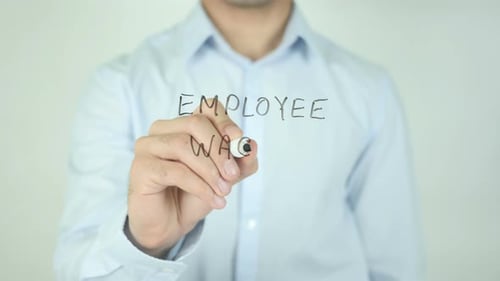 Employee Wages, Writing On Screen