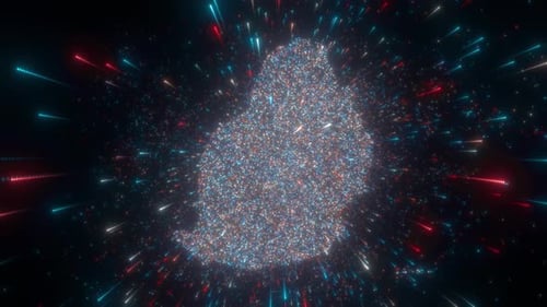 Abstract Map Of Mauritius