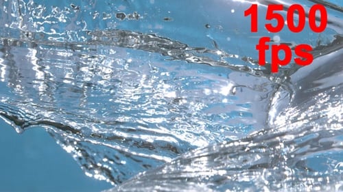 Water Flowing in Slow Motion