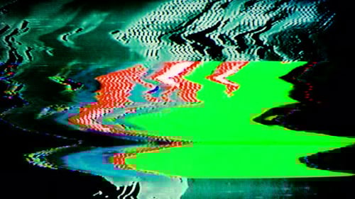Digital Glitch Static Noise Visual Effect Background
