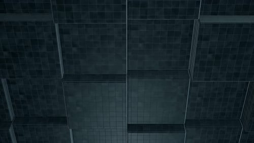 Dynamic Grid Blocks Abstract Geometric Background