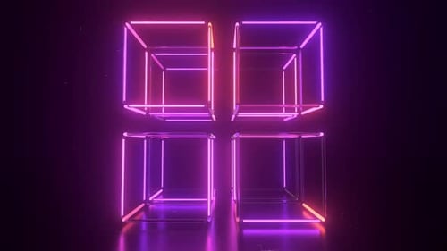 Neon Cube VJ Loop