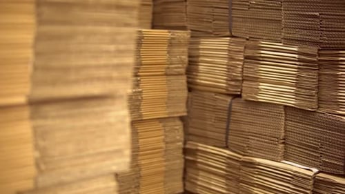 Boîtes en production ou en entrepôt