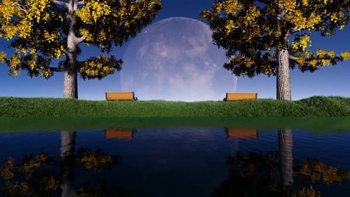 Moonlight Landscape
