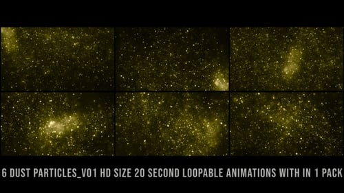 Golden Shimmering Particle Dust Background Effect