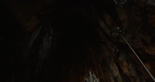 Inside view of Batu Caves
