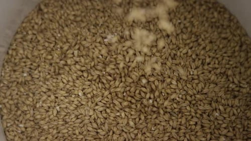 Slow Motion Footage of Beer Home Brewing Supplies and Processes