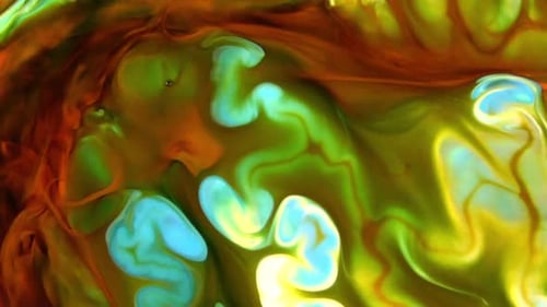 Abstract Colors Swirling in a Mesmerizing Display