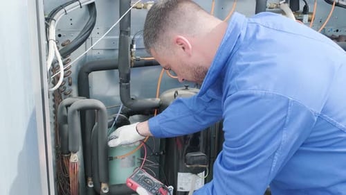 Resistance test of temperature sensors in the cooling supply section