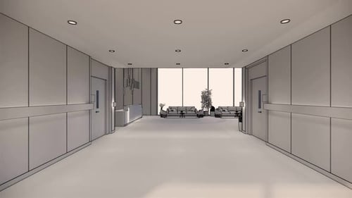 Modern hospital,health care concept.