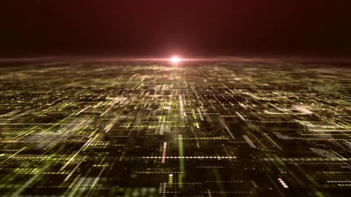 Futuristisches digitales abstraktes Matrix-Partikelraster 05