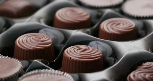 Luxurious Milk Chocolates Candies in a Box