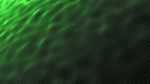 Light Green Abstract Wave Background