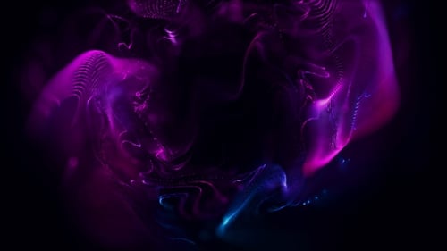 Fluid Particles Background Loop 4k