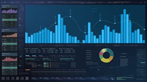 Business Infographic Screen Mockup 08