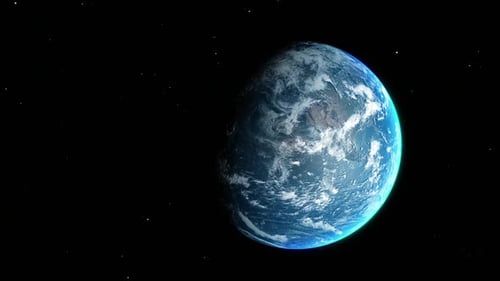 VFX Animation of the Earth From Outer Space