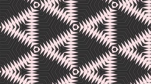 Abstract Glowing Triangles Background