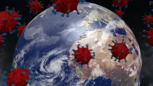 CORONAVIRUS//COVID-19 und Planet Earth Animation