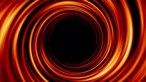 Abstract Fire Swirl Logo Background Loop 4K