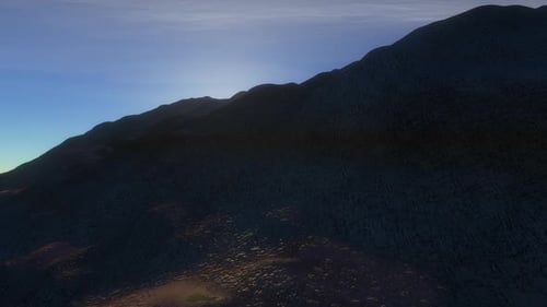 Space Background - Rocky Exoplanet
