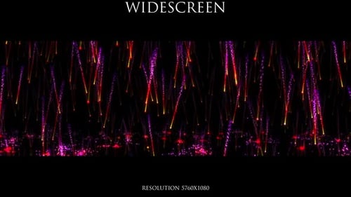 Abstract Sparkling Particle Rain Background Loop