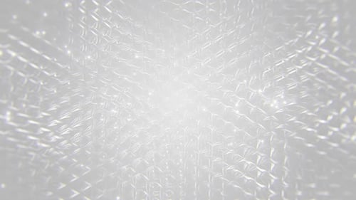 Elegant Shimmering White Particles Abstract Background Loop