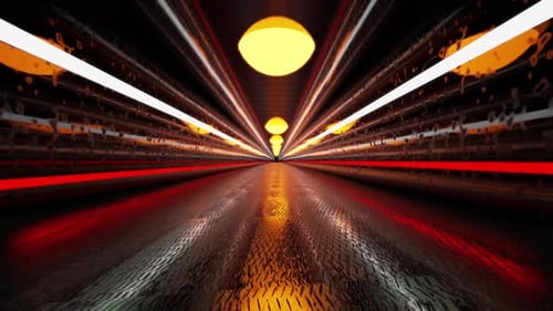 3D rendered illustration, visualisation of science fiction interior