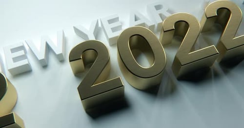 New Year Background Loop 4K