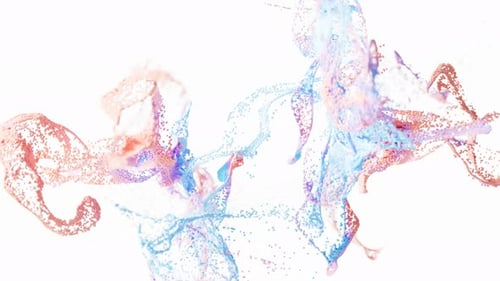 Motif de particules d'ondes abstraites