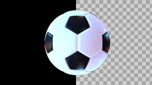 Spinnender Fußball