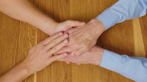 Hands Piled High Representing Love and Unity